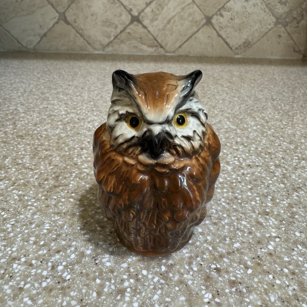 Goebel West Germany Porcelain Owl Figurine Bird 38318-08 Vintage Collectible